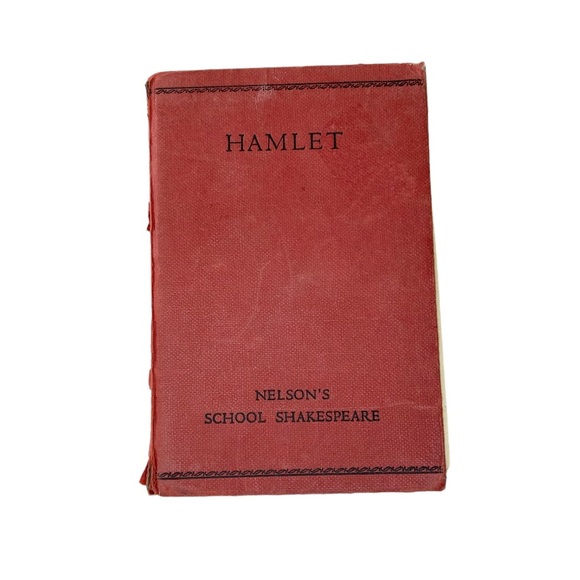 Hamlet Nelson’s School Shakespeare Antique Hardcover Playbook - Picture 1 of 16